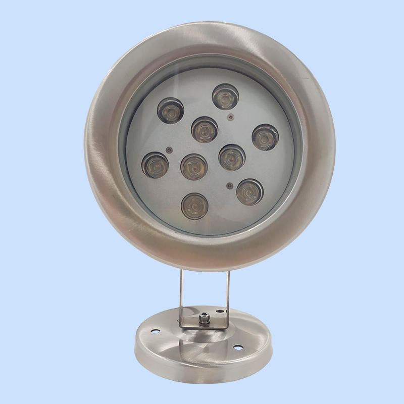 9watt 304ss 160 * 98mm IP68 lampu jero cai