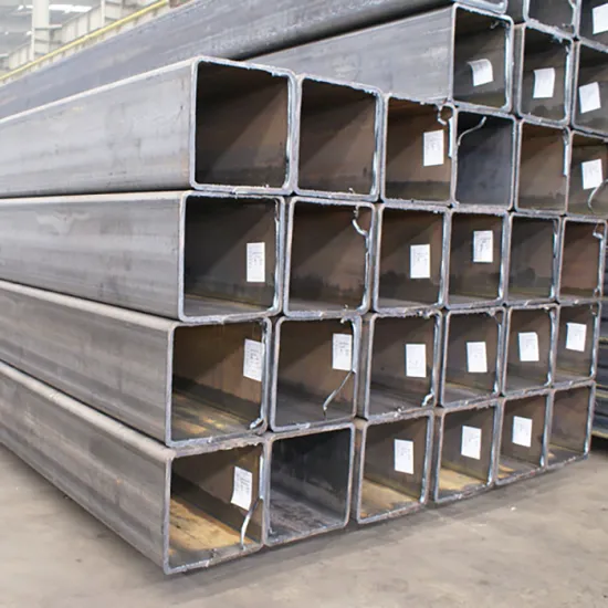 Black Hollow Section A500 Square and Rectangle Pipes Tubes - Welded Carbon Steel Tube