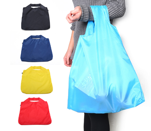 Resuable Handle Nylon Grocery Shopping Bag