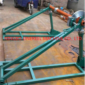 Scissor Lift Cable Drum Roller Cable Stand
