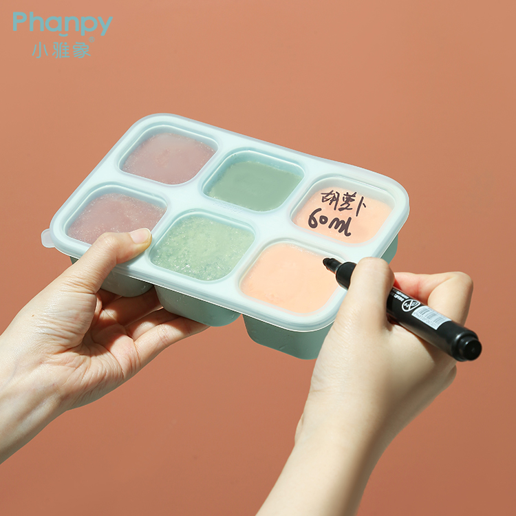 Low MOQ Baby Silicon Storage Box Food Containers