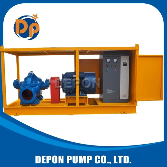 Single stage double suction high flow rate industrial water pump horizontal split case centrifugal pump