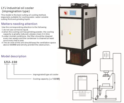 Tobel Immersion Type Condenser Air-cooled Oil Chiller