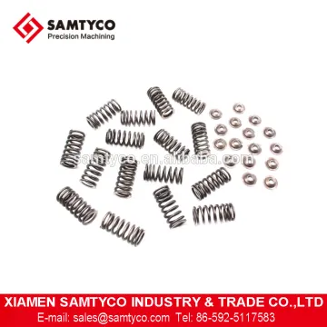 Customized CNC Machined Stainless Steel Aluminum Light Duty Pressure Springs With Good Quality