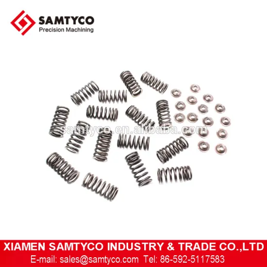 Customized CNC Machined Stainless Steel Aluminum Light Duty Pressure Springs With Good Quality