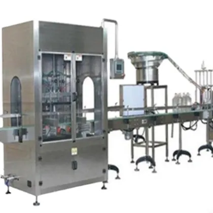 Fully Automatic Cooking Oil Filling and Capping Machine
