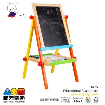 #1425 Wooden Educational Toys Stand type blackboard