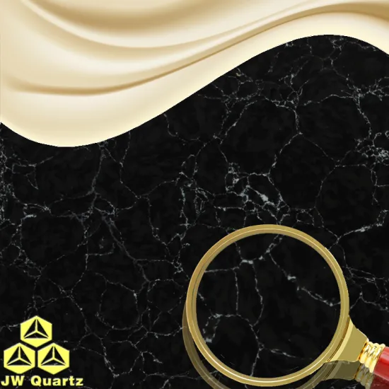 Night Pacific Ocean-Wonderful Ocean alike black Quartz Stone Slab