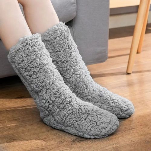 Winter Plush Slipper Socks Winter Thermal Plush Thick Fuzzy Slipper Socks Manufactory