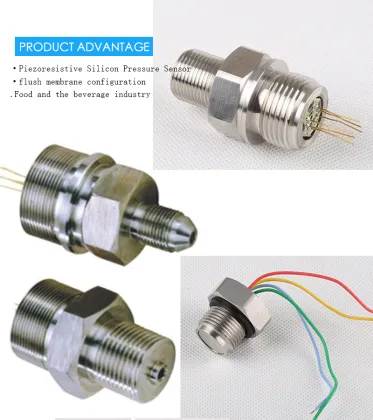 1.5mA Threaded interface pressure sensor