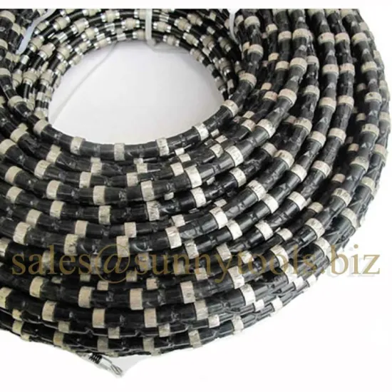 China AAAAA grade Marble Cutting Diamond Wire Saw for marlbe Quarry