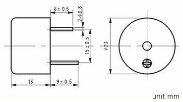 23x16 buzzer