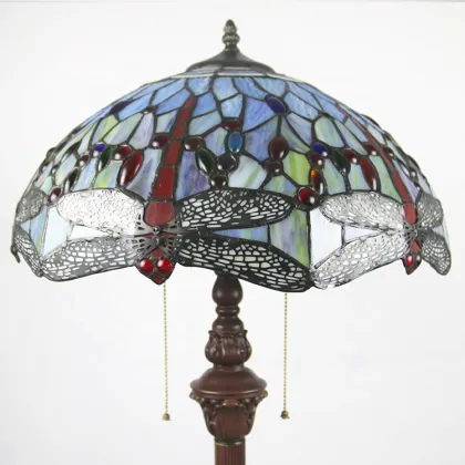 LongHuiJing 16 Inch Tiffany Floor Lamp