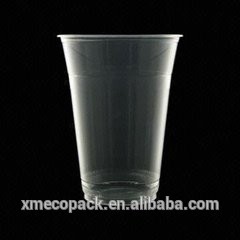 Factory price 10oz pla drinking cup, Biodegradable 10oz pla cup with flat lid and domn lid