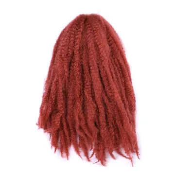 Free Sample Black Women Heat Resistant Colored Fashion Natural Extensions Curly Hair Braiding Afro Curly Crochet Hair