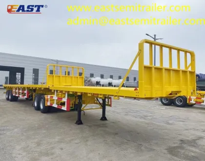 EAST Super Tandem Link Flatbed Trailer
