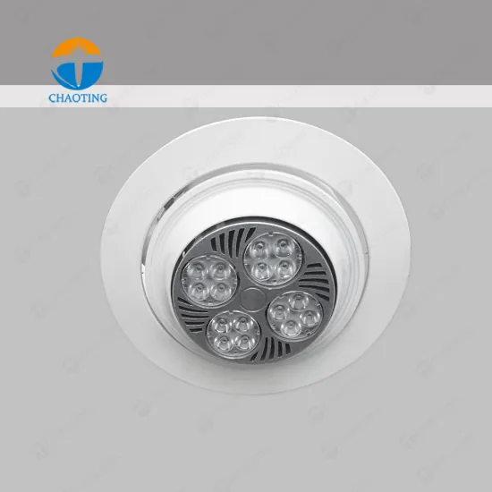 220V LED Recessed Downlight Spotlights Aluminum PAR30 AR111 Adjustable Angle Ceiling Light
