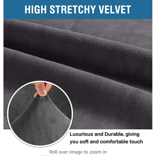 Velvet Armchair Cover Couch Covers 1 Cushion