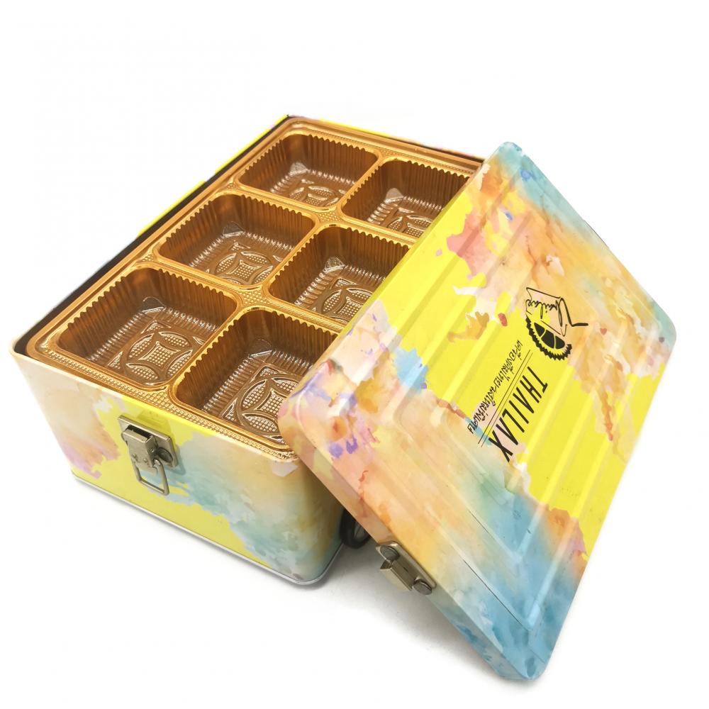 holiday tin printed gift box