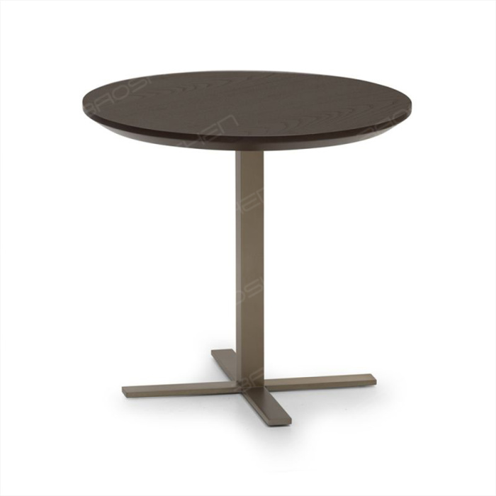 Mesa lateral de metal redonda para casa