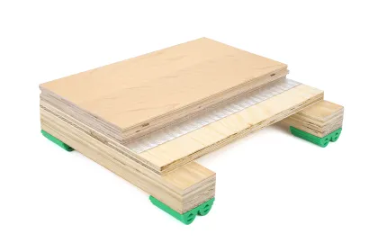 Print Wood Grain Birch Solid Wood Multi-layer floor