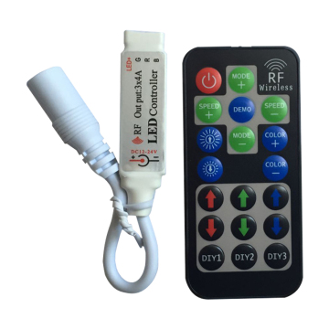 12V RF 무선 원격 LED 스트립 라이트 디머 10 개 키 및 전압 조정기