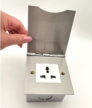 IgerCn ITD-102P Style en acier inoxydable Plancherie de courant Pobinet: idéal pour la cuisine et l'utilisation de l'école