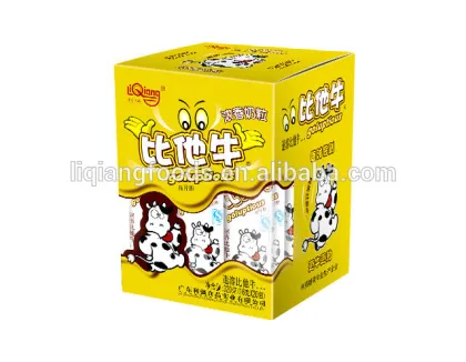 Cute animal cow yogurt milk tablet candy
