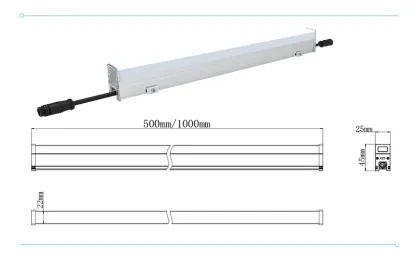 waterproof linear lighting rgb led tube light