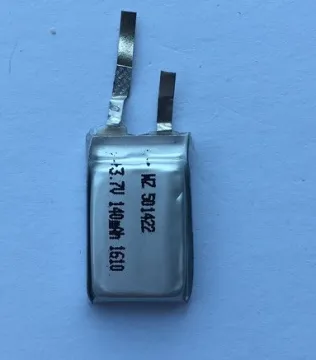 140mAh Li Polymer Battery For Bluetooth Handsfree (LP1X2T5)
