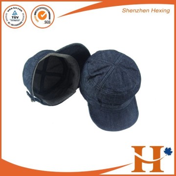 new style blue jeans military cap