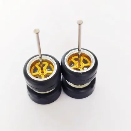 1/64 Scale BBS ADVAN CE28 Chrome Tires Model Car Wheels