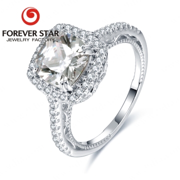 Forever Star Moissanite Diamond Engagement Rings