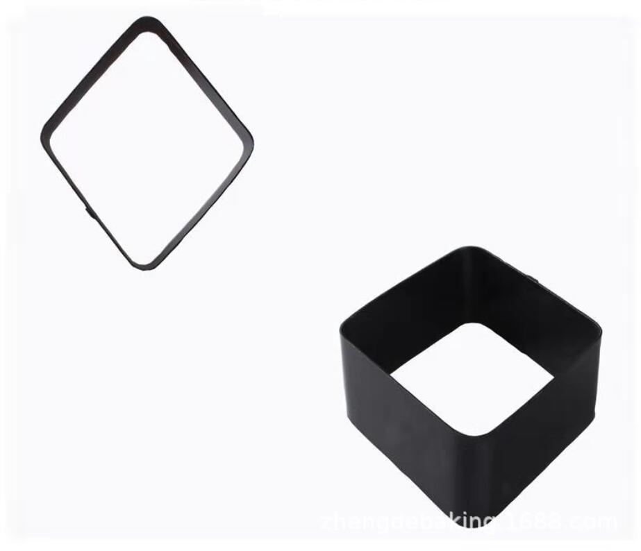 Black Mousse Ring Carbon Steel Cake Mold (4)