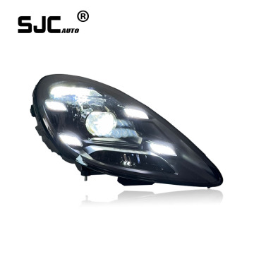 SJC Auto New Style for Porsche Cayman Boxster 718 Headlights Assembly 16-Up Modified LED Matrix Front Lights High-quality