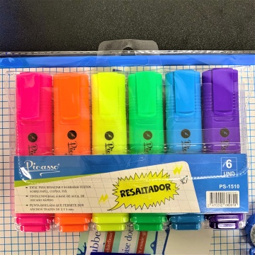 Custom Logo Colorful Fluorescent Highlighters and Markers