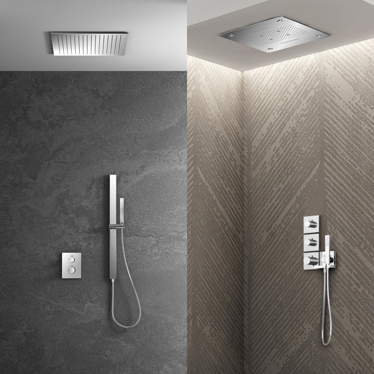 concealed shower system