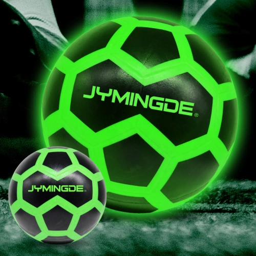 Rubber rechargeable glowing soccerball l