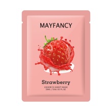 Fruit Extract Moisturizing Strawberry Face Sheet Mask