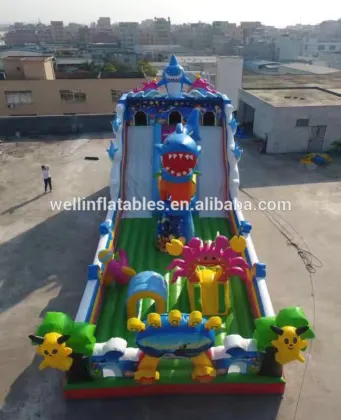 ocean theme giant inflatable amusement park / inflatable children's playground