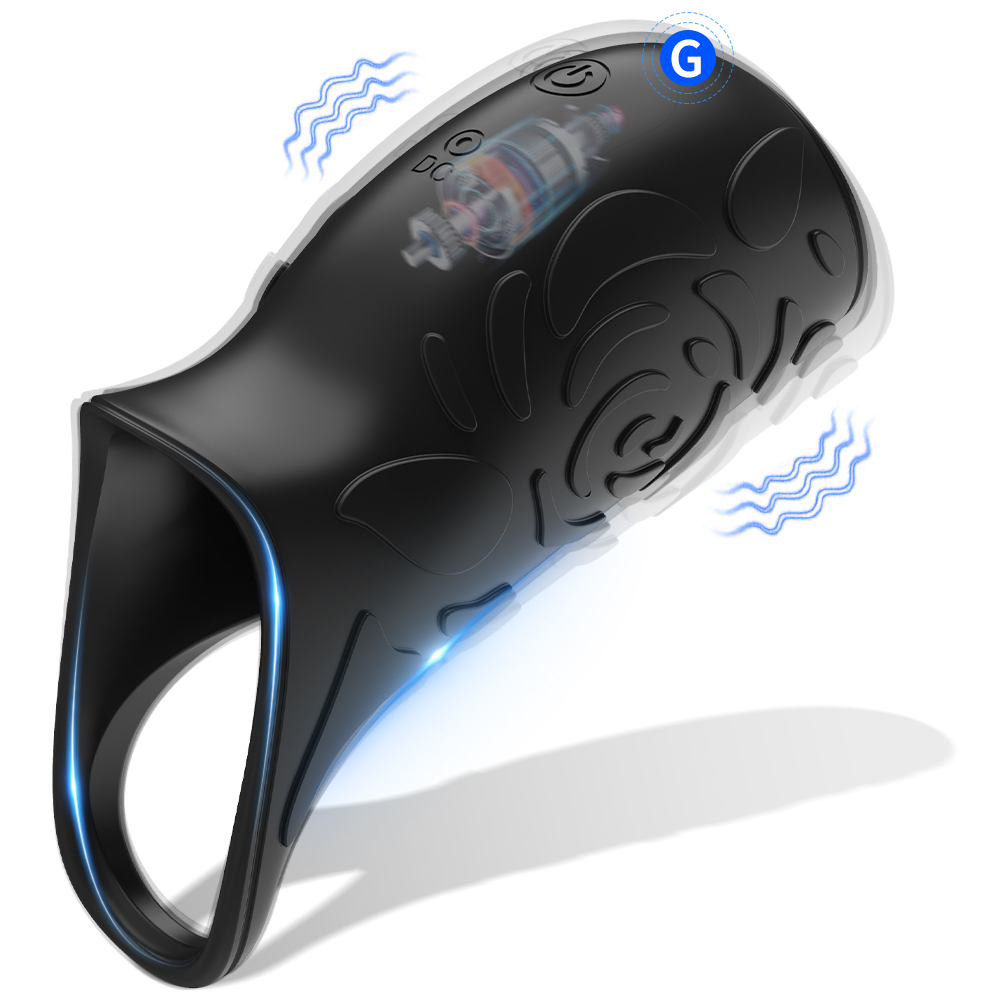 Dual Vibrating Cock Ring Delay Support For Couples