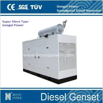 Key Start / Auto Start Silent 375 kVA Diesel Generator