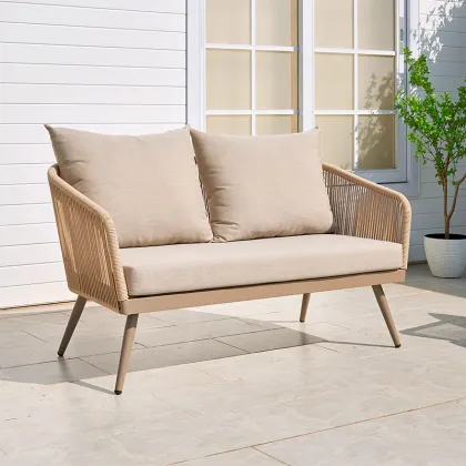 Woven Patio Furniture Set for Hotels, Apartments, and Home Offices