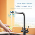 Matte Black 2-Handle Drinking Water Kitchen Sink Faucet