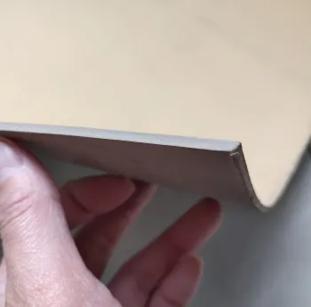 China Manufacturer of Beautiful Beige PVC Plastic Sheets for Soles