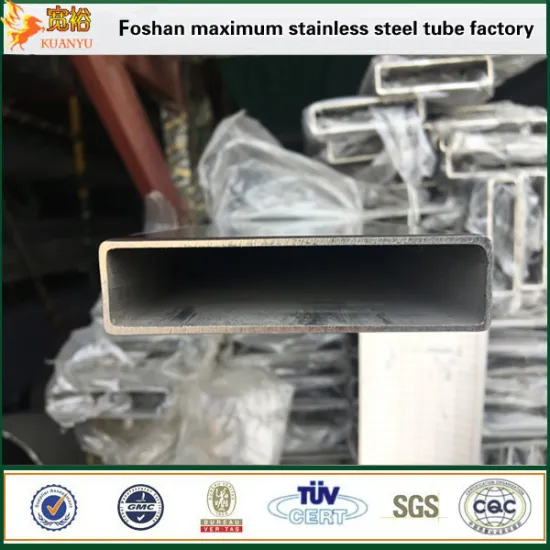 Stainless steel rectangle pipe 316 large diameter pipe