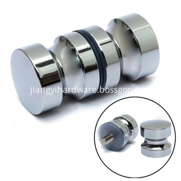 Brass shower door glass cabin door knobs