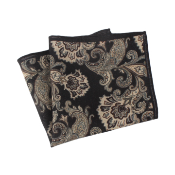 Farmetti di lana di lusso di Dacheng - Paisley Floral Pocket Squares