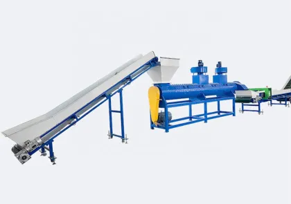 Waste Plastic HDPE Recycling Machine / PP PE Bottle Recycle Washing Line
