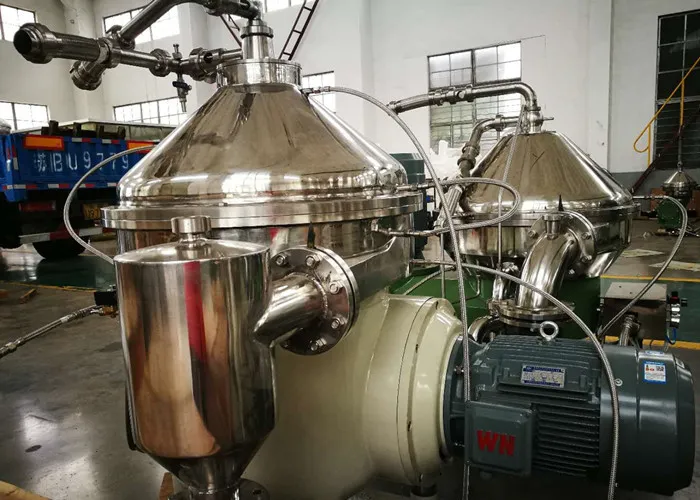 ছোট ম্যানুয়াল ডিস্ক স্ট্যাক সেন্ট্রিফিউজ ক্ল্যারিফায়ার কম শব্দ